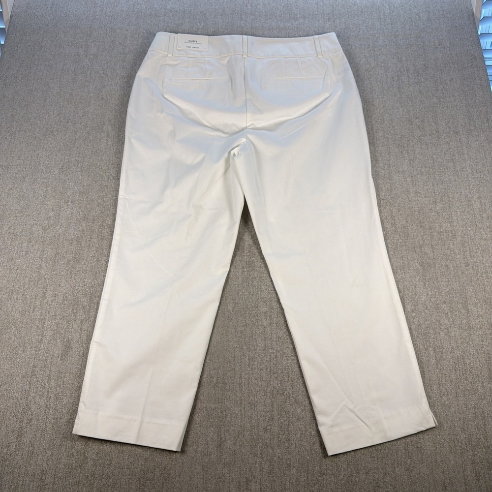 NWT Ann Taylor Loft Riviera Cropped Pants‎ White Marisa Fit Size 14 New
